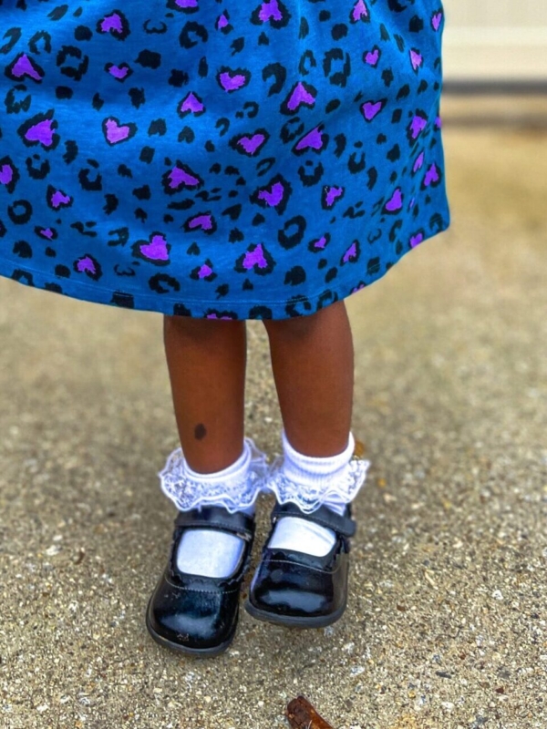 Shopping for Aniyah at Walmart