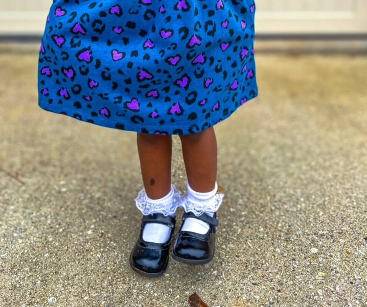 Shopping for Aniyah at Walmart